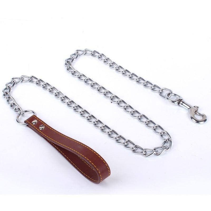 Durable Dog Leash With Anti - Bite Chain - Secure And Stylish Walks For Your Pup! - Pets Perfect
