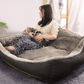 Luxury Pet Haven: Plush Polyester Sofa Bed For Dogs - Pets Perfect
