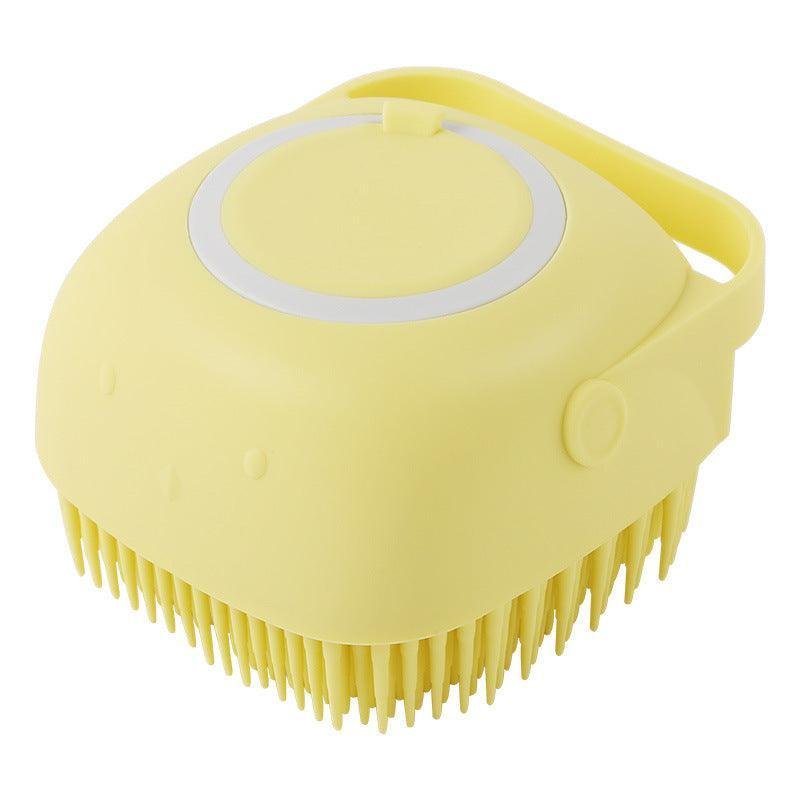 Silicone Pet Grooming Bath Brush - Massage Brush for Dogs & Cats - Pets Perfect