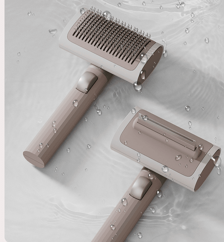 FurMaster 2 - in - 1 Dog Hair Remover and Grooming Comb - 304 Stainless Steel with Replaceable Heads - Pets Perfect