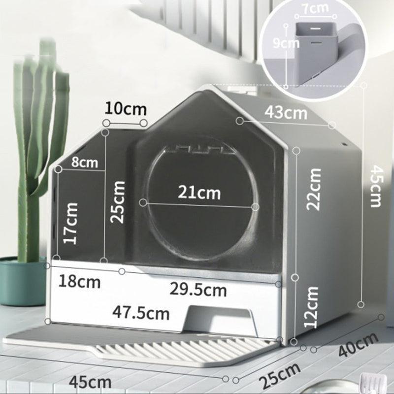 Enclosed Pet Oasis: The Ultimate Odor - Free Cat Litter Box - Pets Perfect