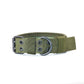 Stylish Striped Canvas Dog Collar - Durable Cowboy - Style Collar for Medium and Large Dogs - Pets Perfect