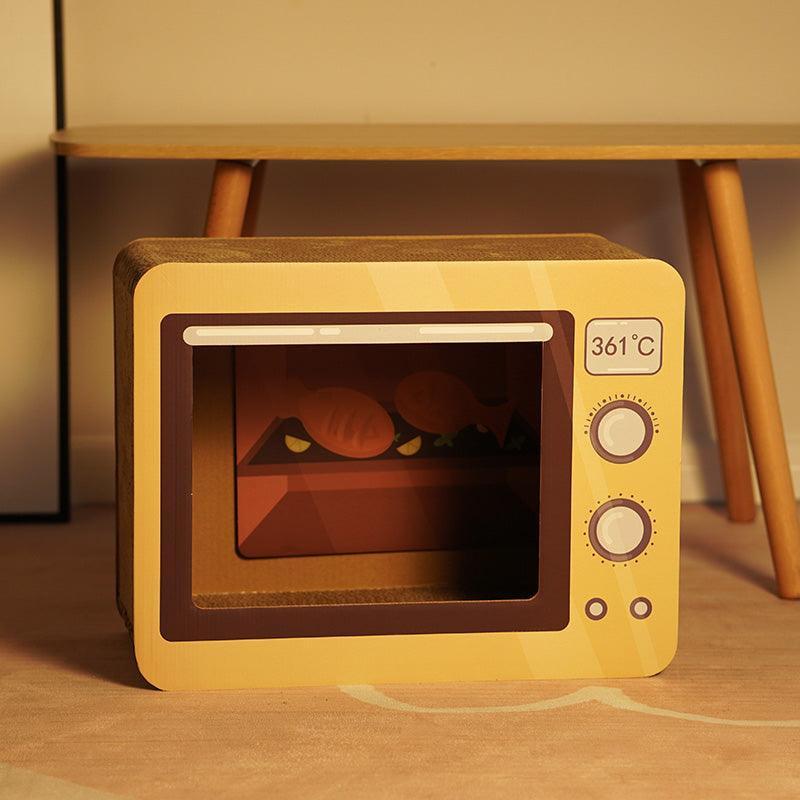 The Ultimate Cat Entertainment Center: Radio Cat Scratcher With Integrated Cat Litter - Pets Perfect