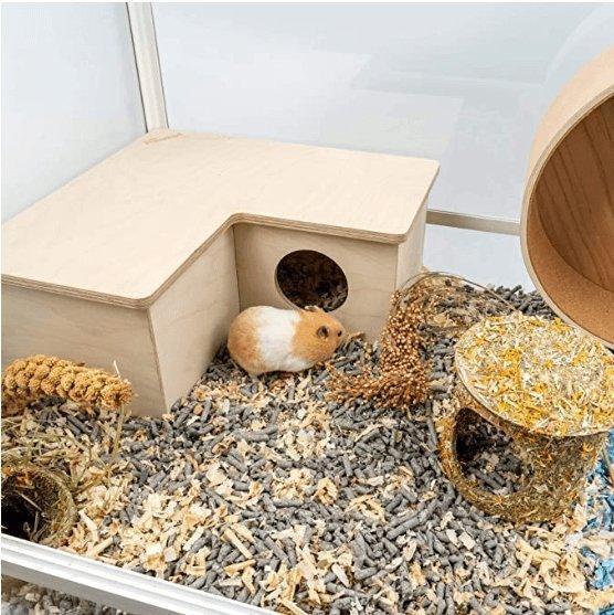 Birchwood Hamster Habitat - Premium European Birch Cage - Pets Perfect