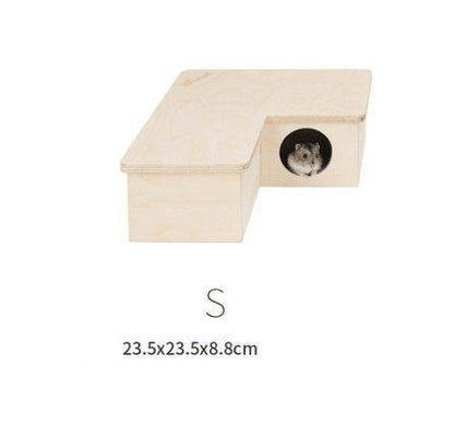 Birchwood Hamster Habitat - Premium European Birch Cage - Pets Perfect