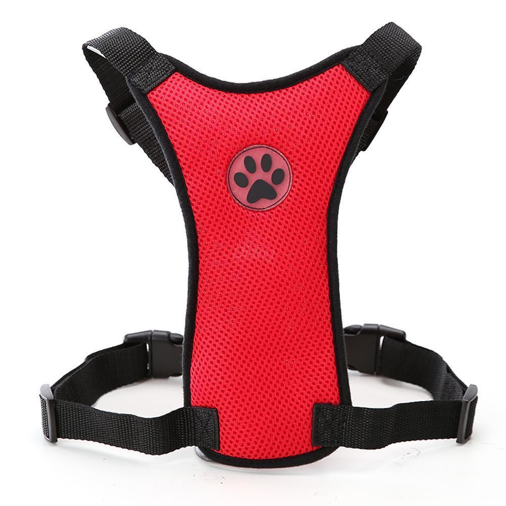 Breathable Mesh Pet Car Safety Chest Harness - Pets Perfect