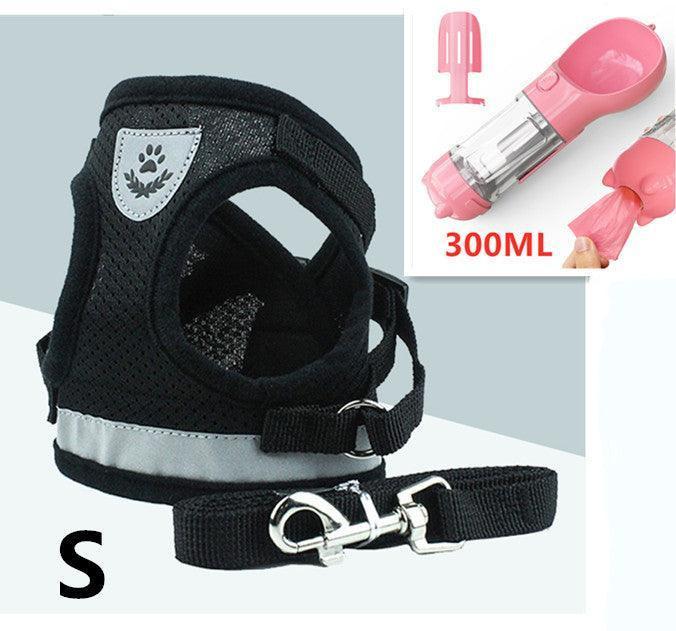 Breathable Mesh Pet Leash With Reflective Design And Matching Belt - Pets Perfect