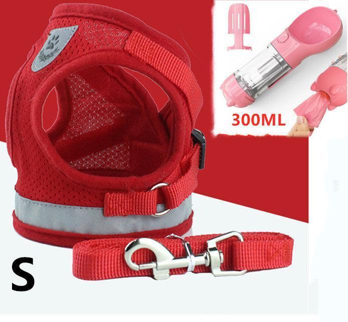 Breathable Mesh Pet Leash With Reflective Design And Matching Belt - Pets Perfect