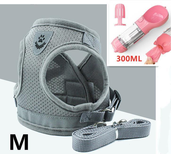 Breathable Mesh Pet Leash With Reflective Design And Matching Belt - Pets Perfect