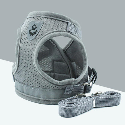 Breathable Mesh Pet Leash With Reflective Design And Matching Belt - Pets Perfect