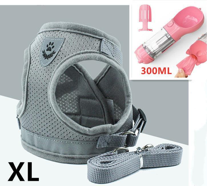 Breathable Mesh Pet Leash With Reflective Design And Matching Belt - Pets Perfect