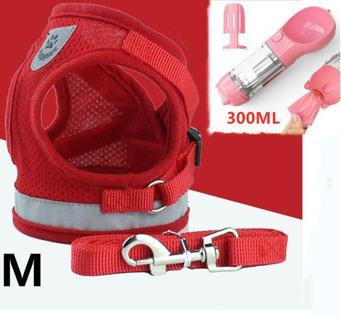 Breathable Mesh Pet Leash With Reflective Design And Matching Belt - Pets Perfect