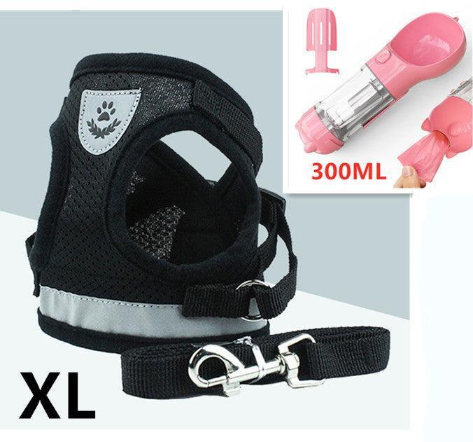 Breathable Mesh Pet Leash With Reflective Design And Matching Belt - Pets Perfect