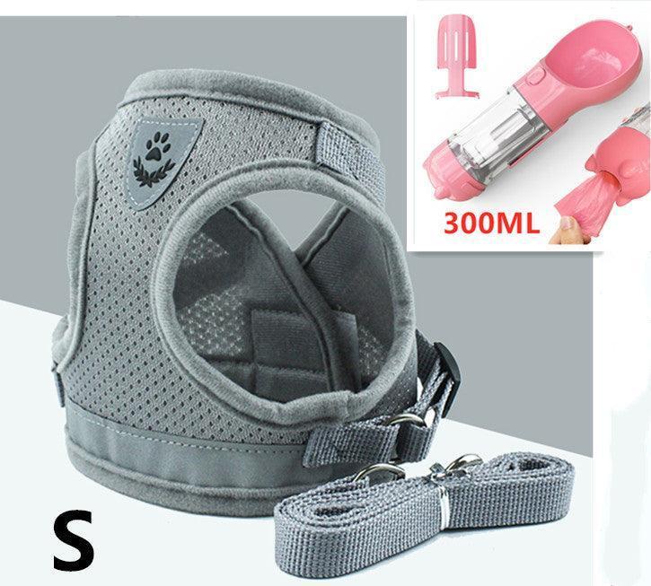 Breathable Mesh Pet Leash With Reflective Design And Matching Belt - Pets Perfect