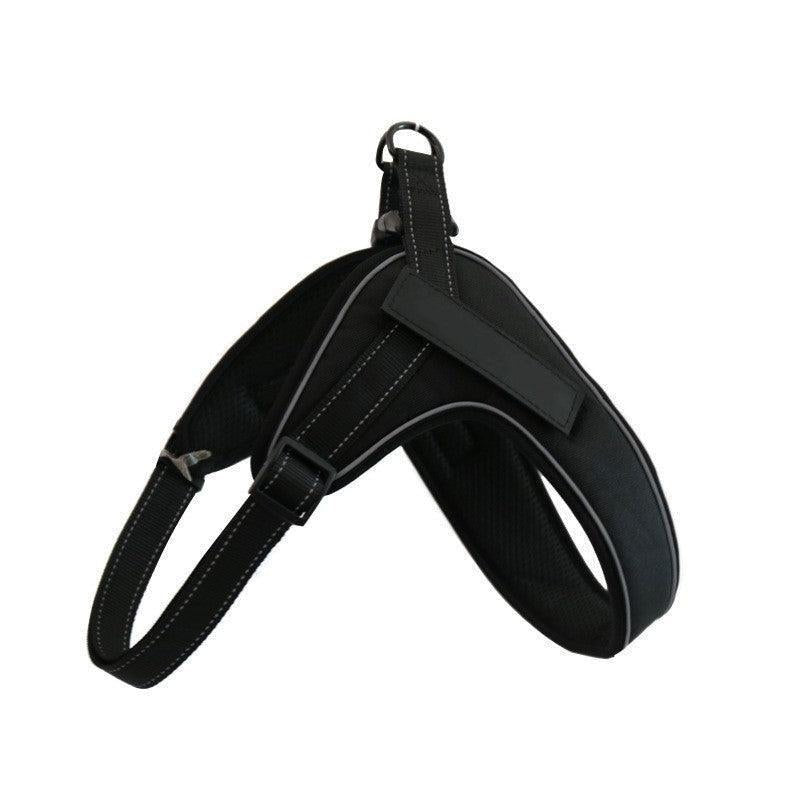 Breathable Reflective Dog Harness Vest With Customizable Velcro Design - Pets Perfect