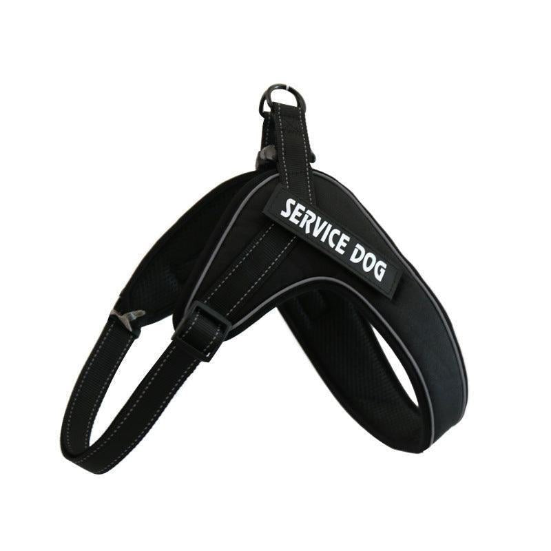 Breathable Reflective Dog Harness Vest With Customizable Velcro Design - Pets Perfect