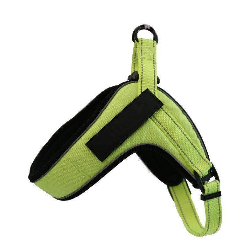 Breathable Reflective Dog Harness Vest With Customizable Velcro Design - Pets Perfect