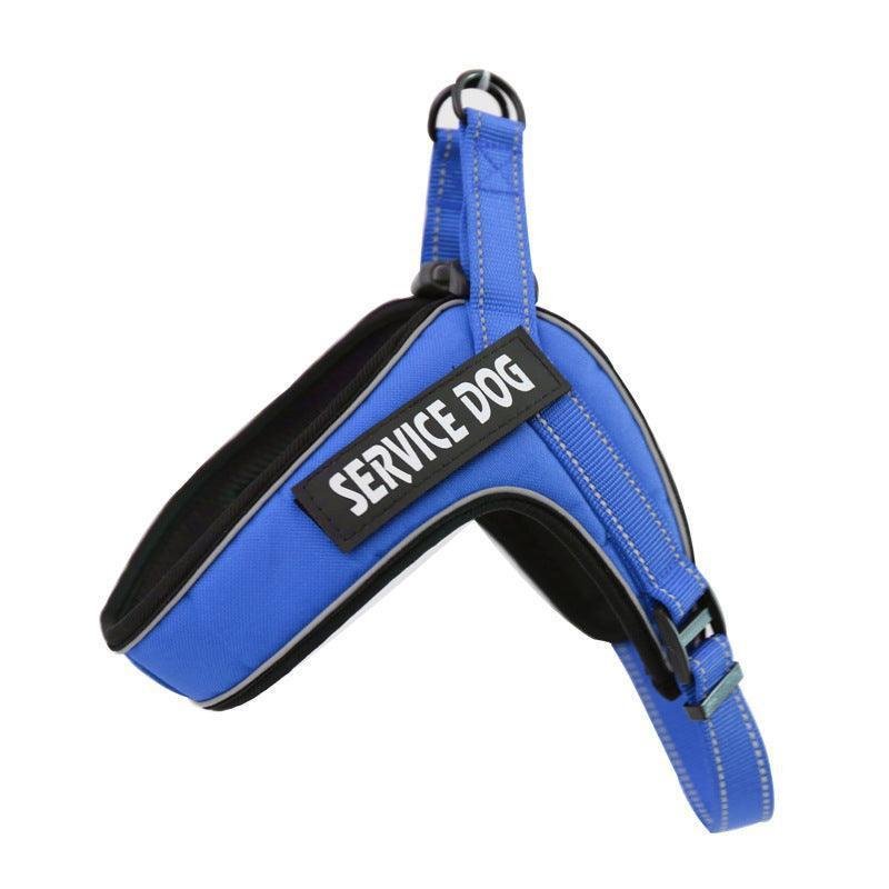 Breathable Reflective Dog Harness Vest With Customizable Velcro Design - Pets Perfect