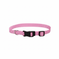 Coastal Adjustable Nylon Dog Collar with Plastic Buckle Bright Pink, 1ea/3/4 In X 1420 in - Pets Perfect