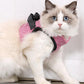 Lightweight Lace Cat Leash And Chest Strap Set - Stylish And Comfortable Outdoor Cat Harness - Pets Perfect