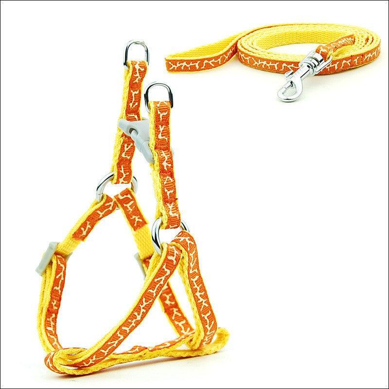 Pet Adventure Chest Strap Leash - Premium Quality Dog And Cat Walking Harness - Pets Perfect