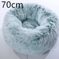 Cozy Haven: Luxurious Round Pet Bed For Winter Comfort - Pets Perfect