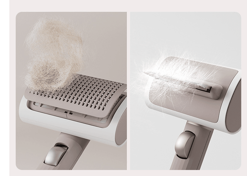 FurMaster 2 - in - 1 Dog Hair Remover and Grooming Comb - 304 Stainless Steel with Replaceable Heads - Pets Perfect