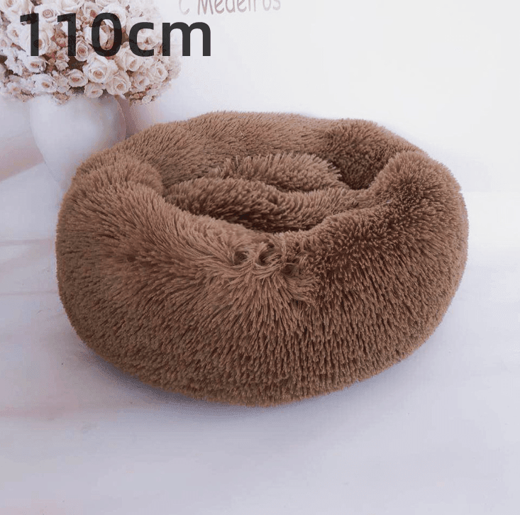 Cozy Haven: Luxurious Round Pet Bed For Winter Comfort - Pets Perfect