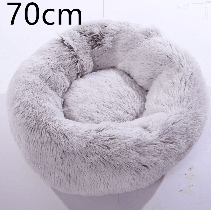 Cozy Haven: Luxurious Round Pet Bed For Winter Comfort - Pets Perfect