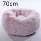 Cozy Haven: Luxurious Round Pet Bed For Winter Comfort - Pets Perfect