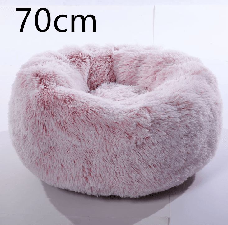 Cozy Haven: Luxurious Round Pet Bed For Winter Comfort - Pets Perfect