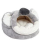 Flannel Pet Nest for Small Animals - Insulated Warm Bed - Pets Perfect