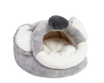 Flannel Pet Nest for Small Animals - Insulated Warm Bed - Pets Perfect