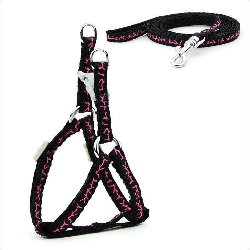 Pet Adventure Chest Strap Leash - Premium Quality Dog And Cat Walking Harness - Pets Perfect