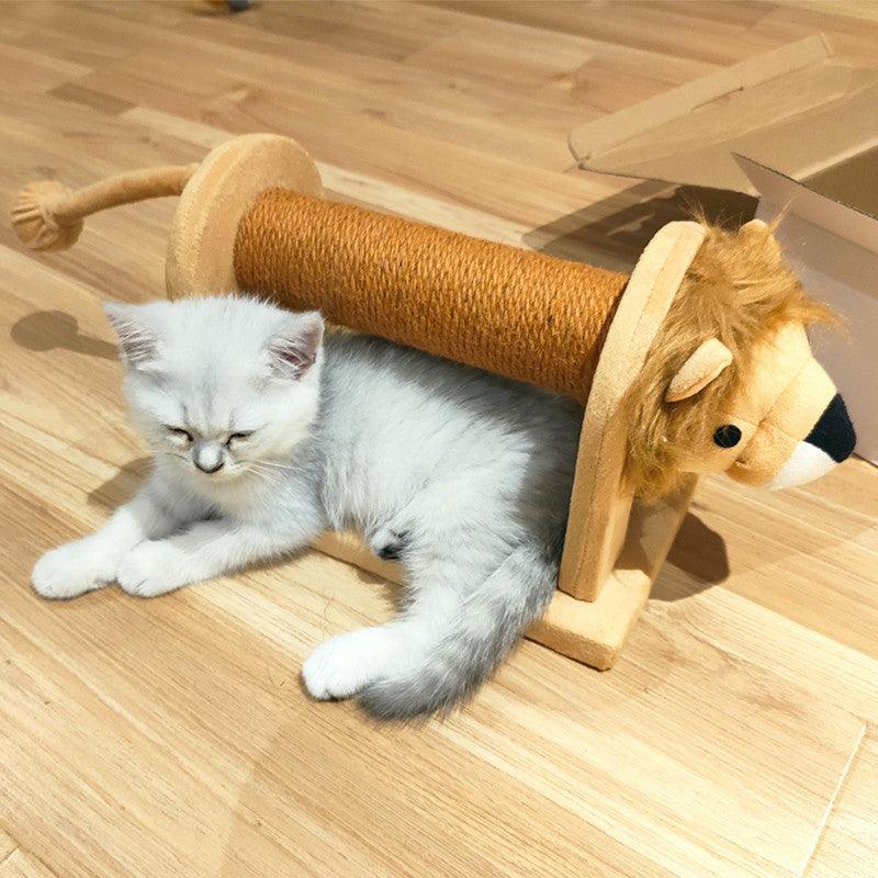 Small Cat Haven: Integrated Platform Cat Tree With Sisal Grab Pole And Toy Supplies - Pets Perfect