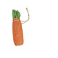 Natural Woven Loofah Carrot Toy - Eco - Friendly Chew Toy for Hamsters & Small Pets - Pets Perfect