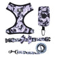 Camouflage Dog Chest Harness Set With Printed Polyester Strap - Pets Perfect