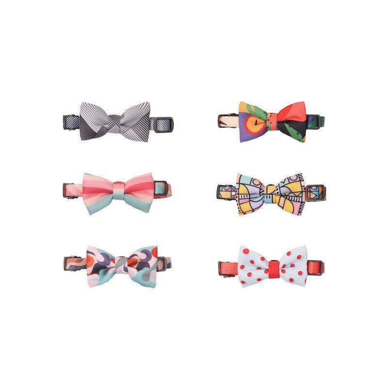 Casual Cotton Bow Tie Cat Collar - Stylish And Playful Accessory For Your Feline Friend - Pets Perfect