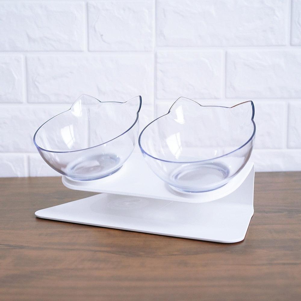 Cat Double Bowl - The Perfect Companion For Your Feline Friend - Pets Perfect