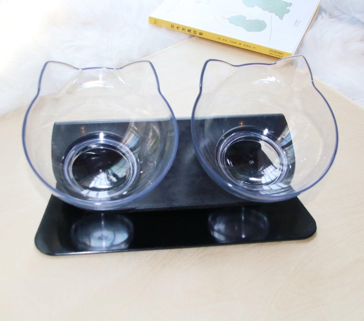 Cat Double Bowl - The Perfect Companion For Your Feline Friend - Pets Perfect