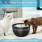 102oz/3L Cat Water Fountain Stainless Steel Tray Automatic Water Bowl Dispenser for Pets - Pets Perfect