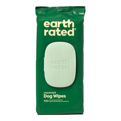 Earth Rated Dog Grooming Wipes Unscented 100 ct