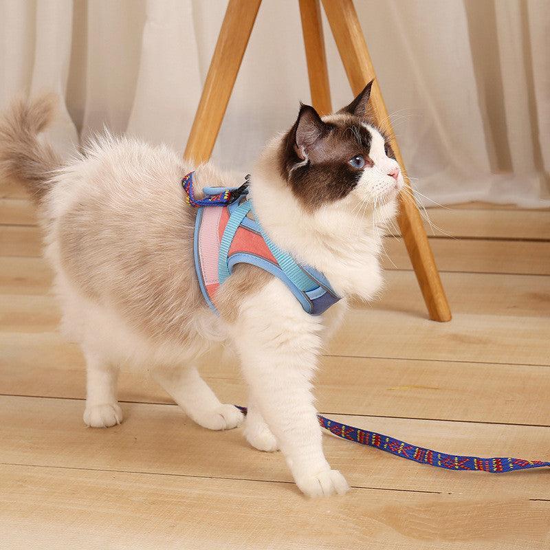 Escape - Proof Reflective Cat Harness And Leash Set - Pets Perfect