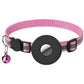 Reflective Adjustable Anti - Lost Pet Collar With Airtag Compatibility - Pets Perfect