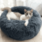 Luxury Retreat Plush Round Pet Bed - The Ultimate Haven For Small Dogs And Cats - Pets Perfect