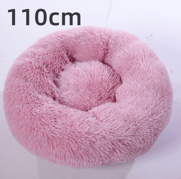 Cozy Haven: Luxurious Round Pet Bed For Winter Comfort - Pets Perfect