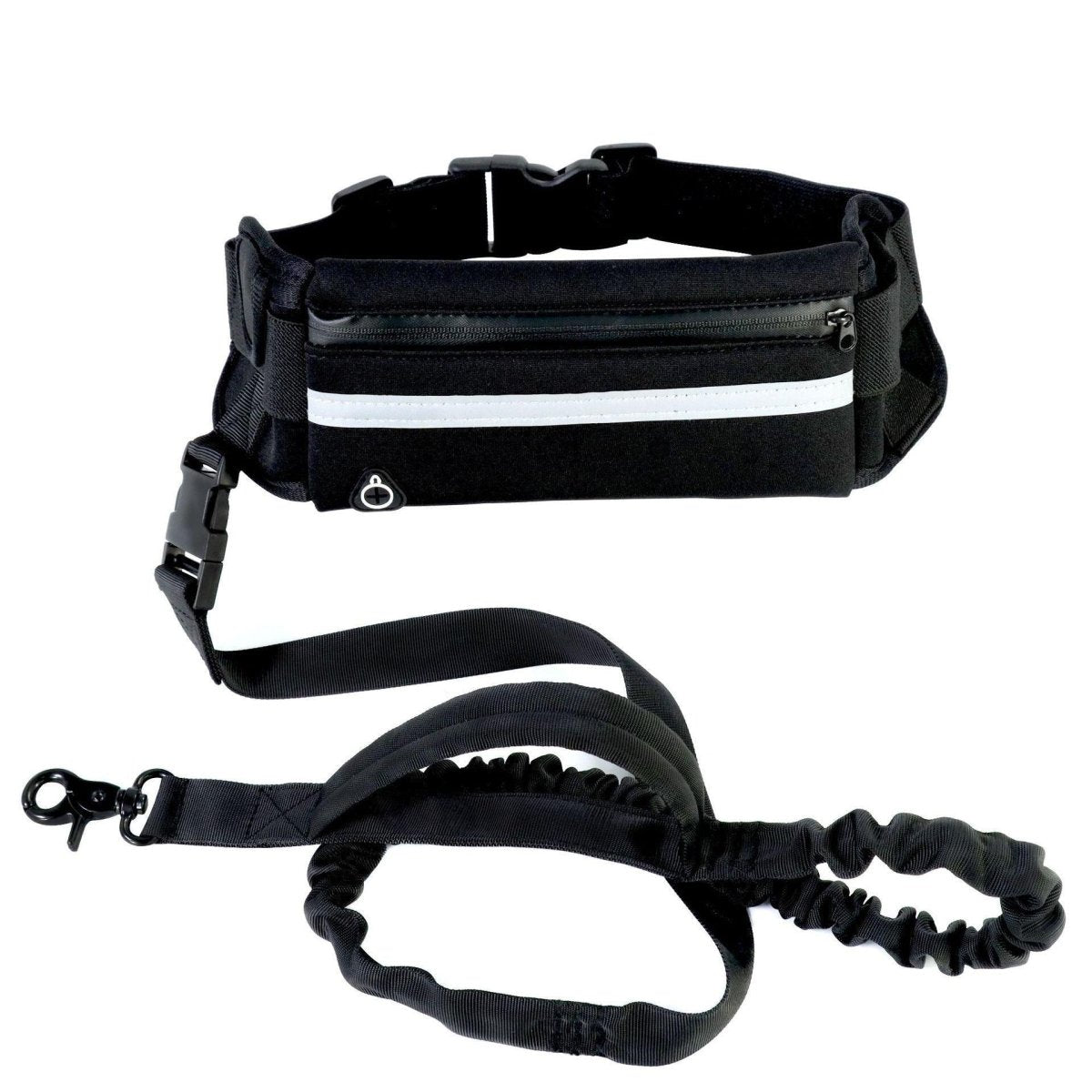 Ultimate Hands - Free Dog Leash Belt With Bungee Leash, Phone Pocket, And Water Bottle Holder - Pets Perfect