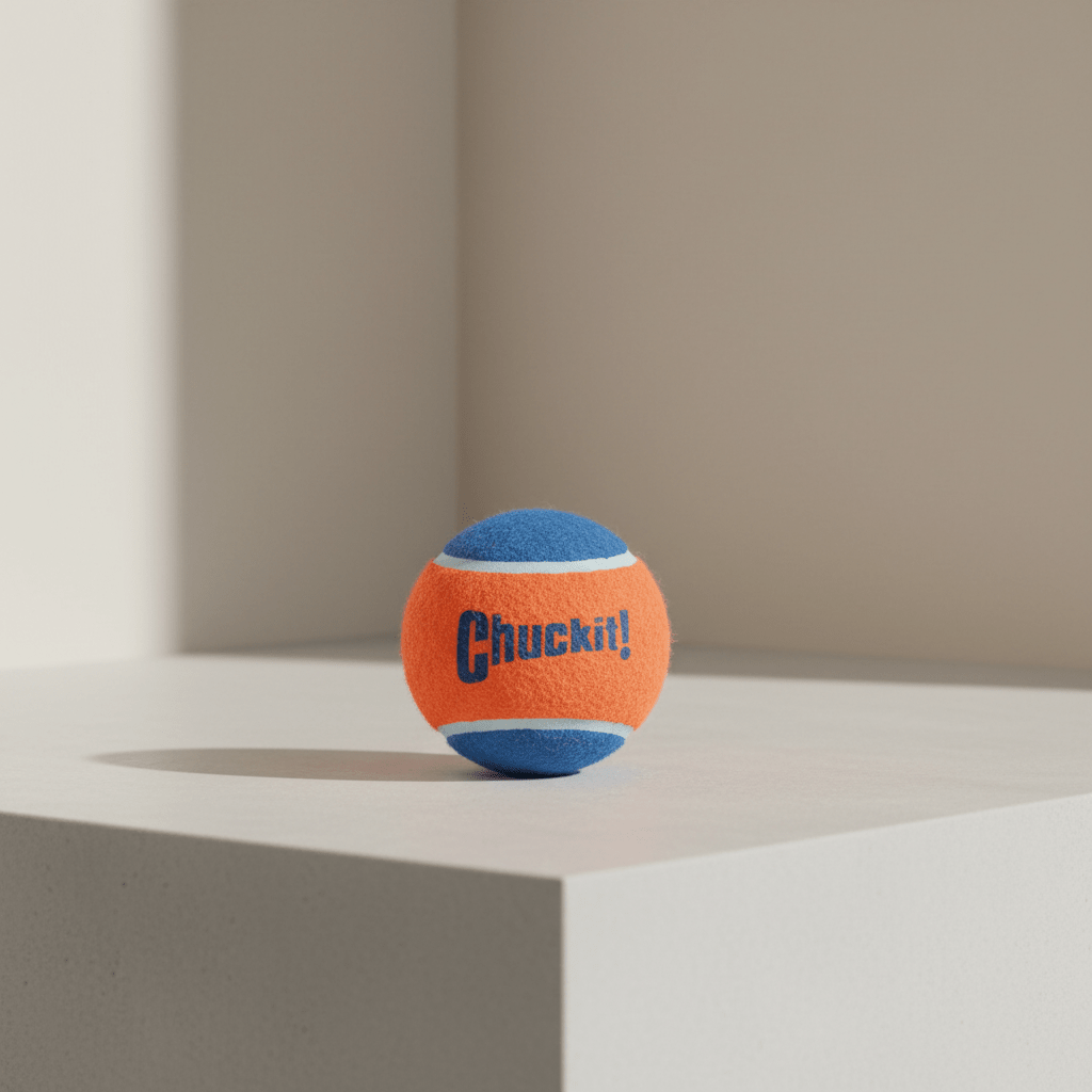 Chuckit! Tennis Ball Dog Toy Shrink Sleeve Blue/Orange 1ea/LG, 1 pk - Pets Perfect