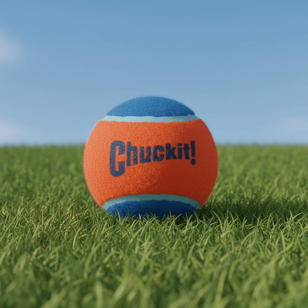Chuckit! Tennis Ball Dog Toy Shrink Sleeve Blue/Orange 1ea/LG, 1 pk - Pets Perfect