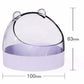 Colorful Candy Acrylic Hamster Food Basin - Gold Wire Feeder Bowl for Small Pets - Pets Perfect